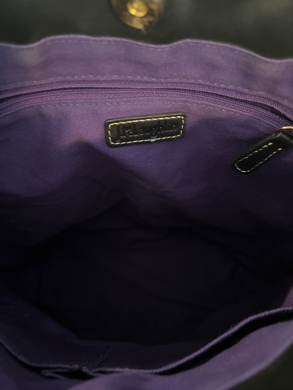 J. McLaughlin Aken Black Quilted Shopper‎ Tote - Picture 9 of 11